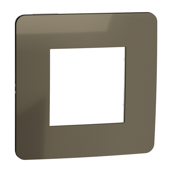 Рамка, 2 модулі, бронза, Unica New, Schneider Electric [NU280250]