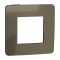 Рамка, 2 модулі, бронза, Unica New, Schneider Electric [NU280252]