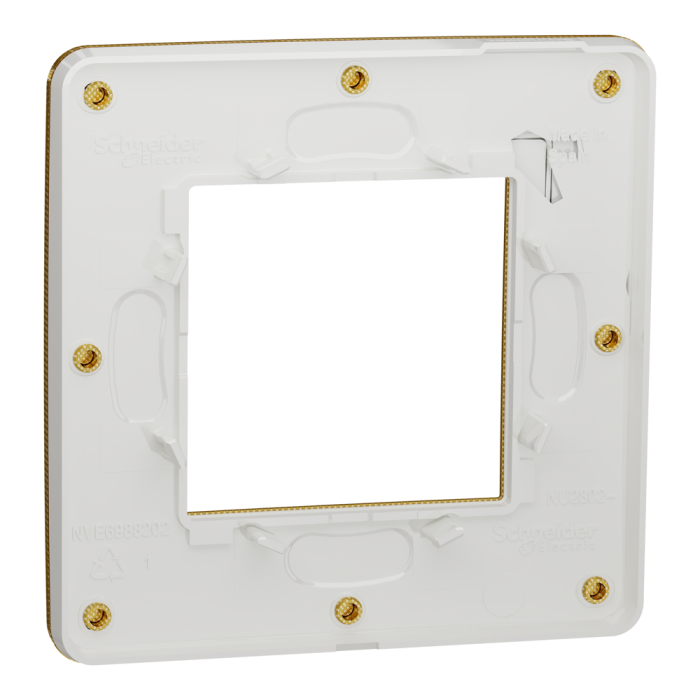 Рамка, 2 модулі, золота, Unica New, Schneider Electric [NU280259]