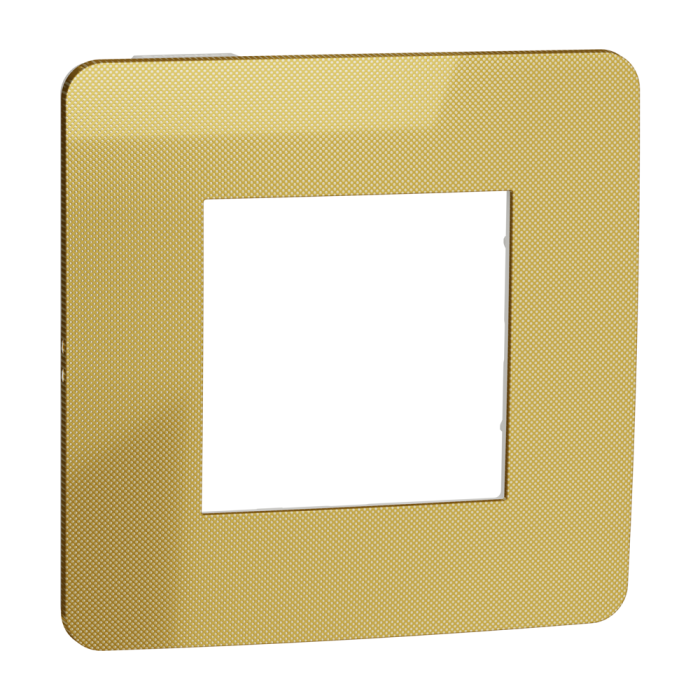 Рамка, 2 модулі, золота, Unica New, Schneider Electric [NU280259]