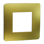Рамка 1 постова, золота, Unica New - Schneider Electric [NU280259M]