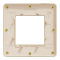 Рамка, 2 модулі, золота, Unica New, Schneider Electric [NU280260M]