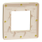 Рамка, 2 модулі, золота, Unica New, Schneider Electric [NU280260M]