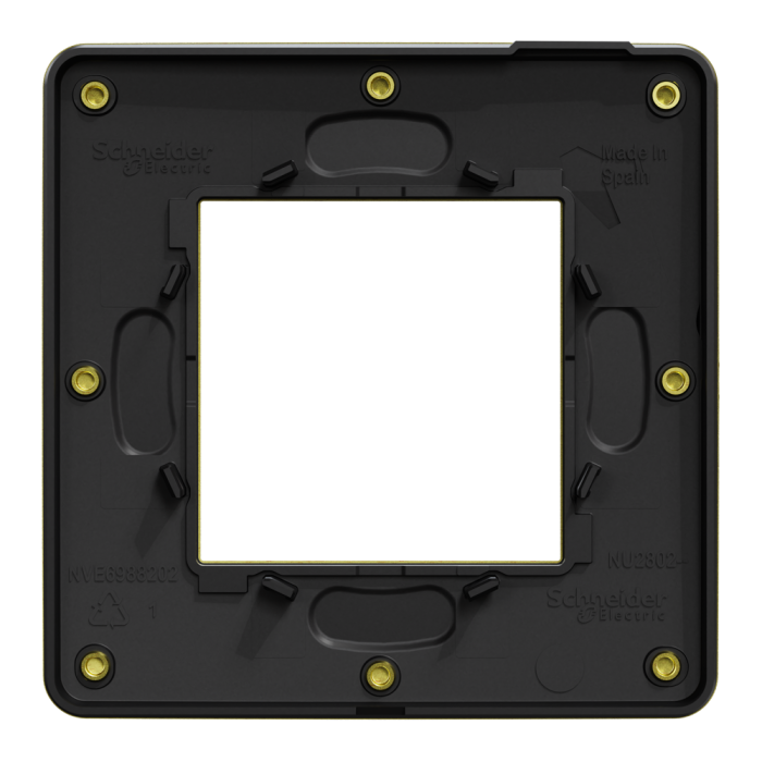 Рамка, 2 модулі, золота, Unica New, Schneider Electric [NU280262M]