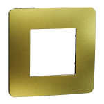 Рамка 1 постова, золота, Unica New - Schneider Electric [NU280262M]