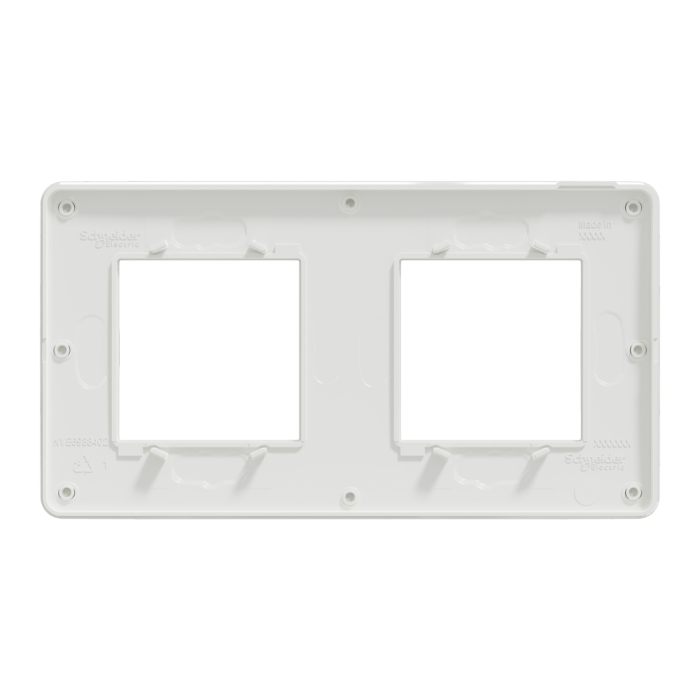 Рамка, 2 x 2 модулі, біла, Unica New, Schneider Electric [NU280418]