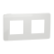 Рамка, 2 x 2 модулі, біла, Unica New, Schneider Electric [NU280418]