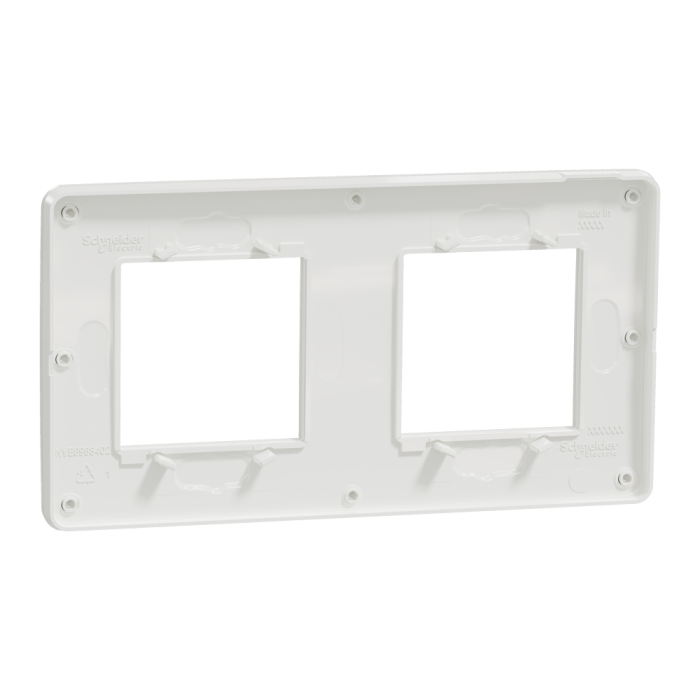 Рамка, 2 x 2 модулі, біла, Unica New, Schneider Electric [NU280418]