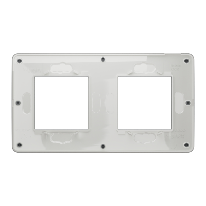 Рамка, 2 x 2 модулі, чорна, Unica New, Schneider Electric [NU280421]