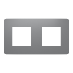 Рамка 2 постова, чорна, Unica New - Schneider Electric [NU280422]