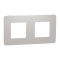 Рамка, 2 x 2 модулі, сіра, Unica New, Schneider Electric [NU280424]