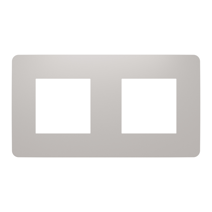 Рамка, 2 x 2 модулі, сіра, Unica New, Schneider Electric [NU280424]