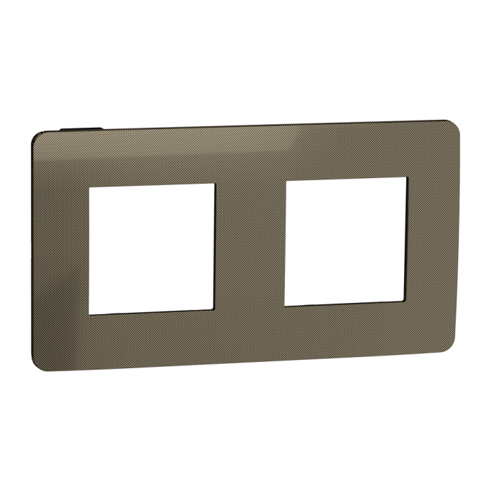 Рамка, 2 x 2 модулі, бронза, Unica New, Schneider Electric [NU280452]