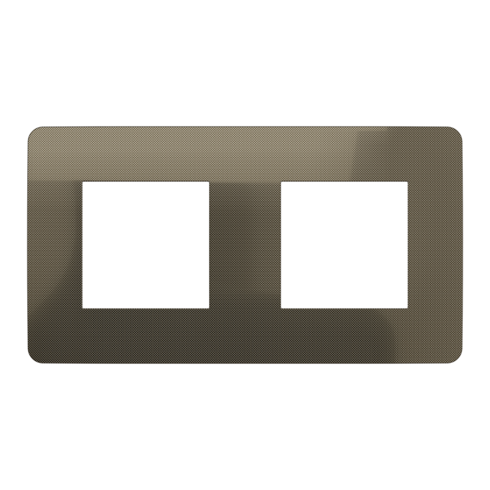 Рамка, 2 x 2 модулі, бронза, Unica New, Schneider Electric [NU280452]
