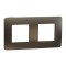 Рамка, 2 x 2 модулі, Unica New, Schneider Electric [NU280453M]