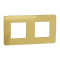 Рамка, 2 x 2 модулі, золота, Unica New, Schneider Electric [NU280459]