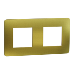 Рамка 2 постова, золота, Unica New - Schneider Electric [NU280460M]