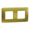 Рамка, 2 x 2 модулі, золота, Unica New, Schneider Electric [NU280460M]