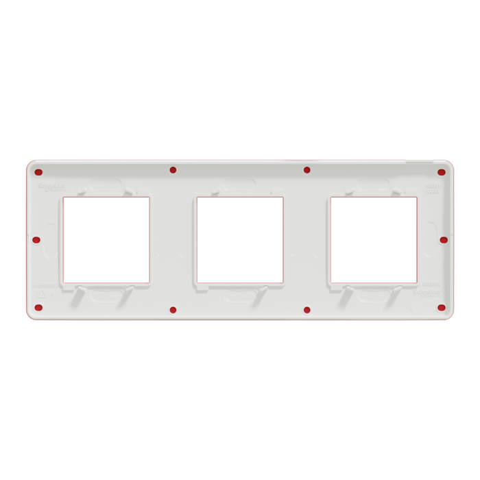 Рамка, 3 x 2 модулі, червона, Unica New, Schneider Electric [NU280613]