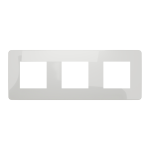 Рамка 3 постова, біла, Unica New - Schneider Electric [NU280618]