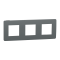 Рамка, 3 x 2 модулі, чорна, Unica New, Schneider Electric [NU280622]