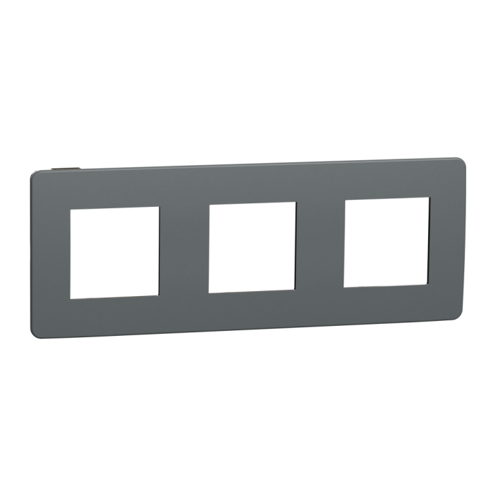 Рамка, 3 x 2 модулі, чорна, Unica New, Schneider Electric [NU280622]