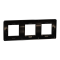 Рамка, 3 x 2 модулі, чорна, Unica New, Schneider Electric [NU280622]