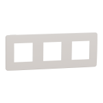 Рамка 3 постова, сіра, Unica New - Schneider Electric [NU280624]