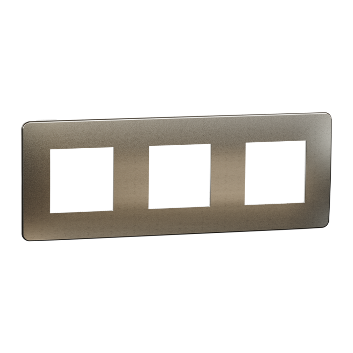 Рамка, 3 x 2 модулі, бронза, Unica New, Schneider Electric [NU280650M]