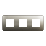Рамка 3 постова, бронза, Unica New - Schneider Electric [NU280652M]