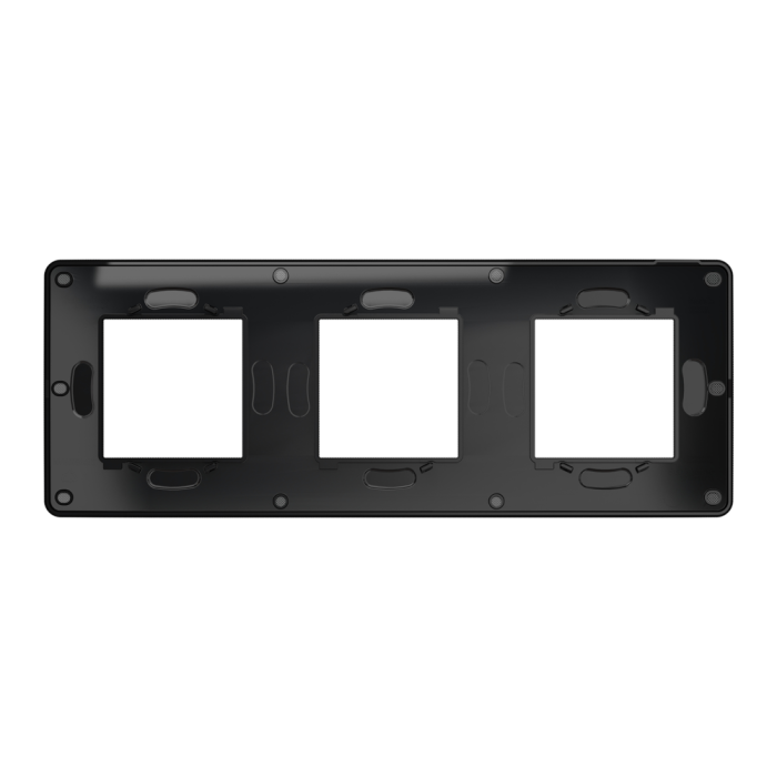 Рамка, 3 x 2 модулі, чорна, Unica New, Schneider Electric [NU280653]