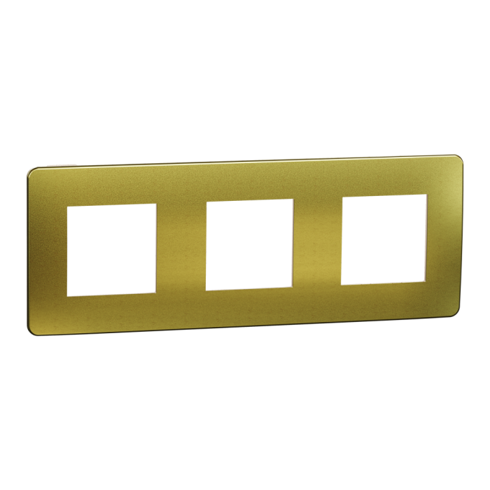 Рамка, 3 x 2 модулі, золота, Unica New, Schneider Electric [NU280660M]