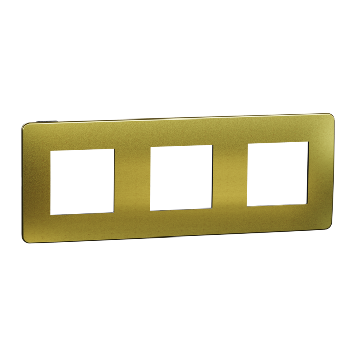 Рамка, 3 x 2 модулі, золота, Unica New, Schneider Electric [NU280662M]