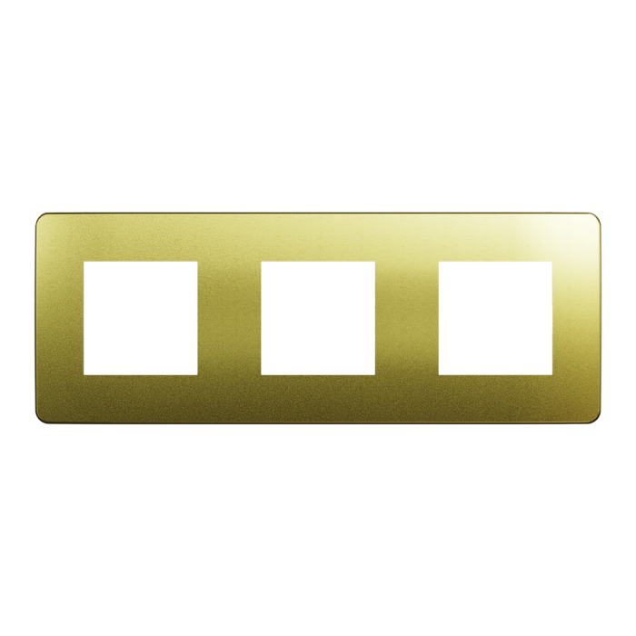 Рамка, 3 x 2 модулі, золота, Unica New, Schneider Electric [NU280662M]