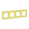 Рамка, 4 х 2 модулі, зелена, Unica New, Schneider Electric [NU280811]
