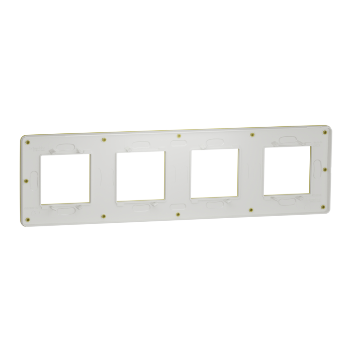 Рамка, 4 х 2 модулі, зелена, Unica New, Schneider Electric [NU280811]