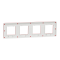 Рамка, 4 х 2 модулі, червона, Unica New, Schneider Electric [NU280813]