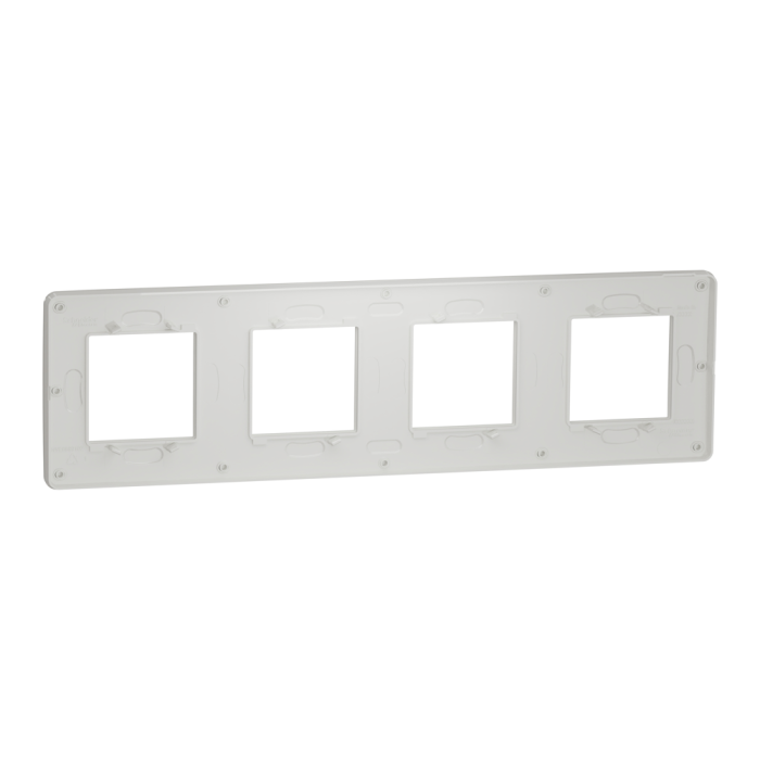 Рамка, 4 х 2 модулі, біла, Unica New, Schneider Electric [NU280818]