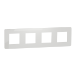 Рамка 4 постова, біла, Unica New - Schneider Electric [NU280818]