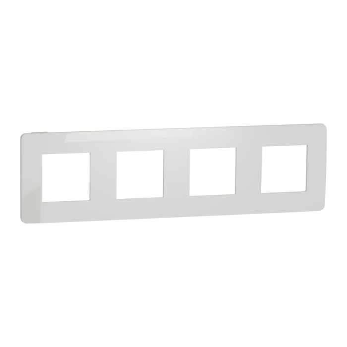 Рамка, 4 х 2 модулі, біла, Unica New, Schneider Electric [NU280818]