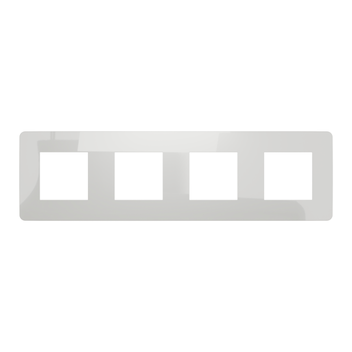 Рамка, 4 х 2 модулі, біла, Unica New, Schneider Electric [NU280818]