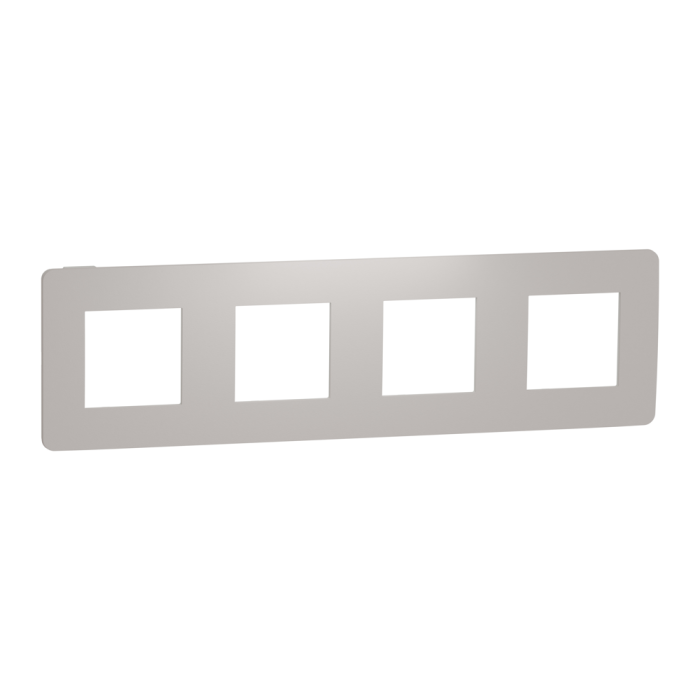 Рамка, 4 х 2 модулі, сіра, Unica New, Schneider Electric [NU280824]