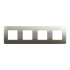 Рамка 4 постова, бронза, Unica New - Schneider Electric [NU280850M]