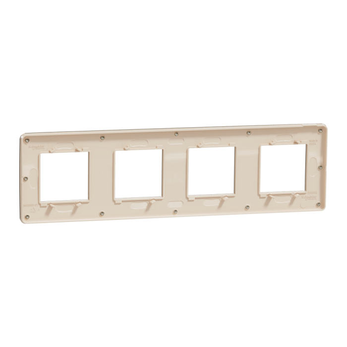 Рамка, 4 х 2 модулі, бронза, Unica New, Schneider Electric [NU280851M]