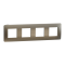 Рамка, 4 х 2 модулі, бронза, Unica New, Schneider Electric [NU280852M]