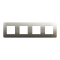 Рамка, 4 х 2 модулі, бронза, Unica New, Schneider Electric [NU280852M]