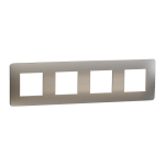 Рамка 4 постова, Unica New - Schneider Electric [NU280855M]