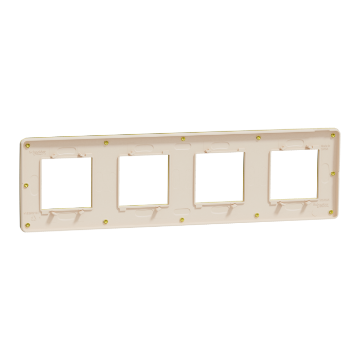 Рамка, 4 х 2 модулі, золота, Unica New, Schneider Electric [NU280860M]