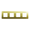 Рамка, 4 х 2 модулі, золота, Unica New, Schneider Electric [NU280862M]