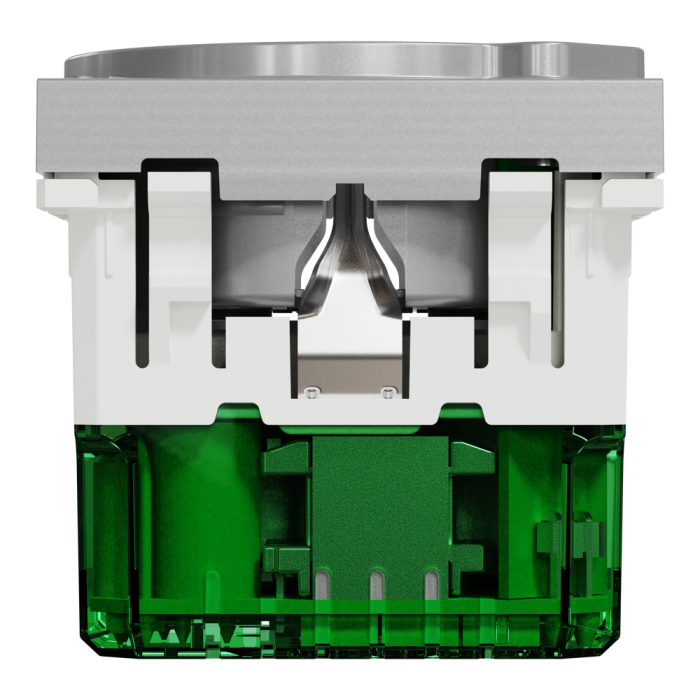 Зарядний пристрій USB + розетка, 10 А, 2 модулі, алюмінієва, Unica New, Schneider Electric [NU301730]